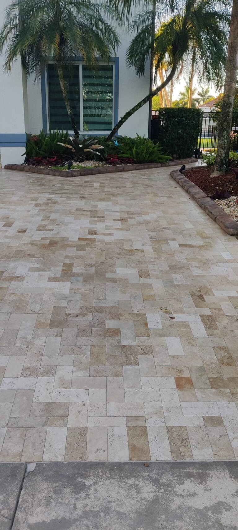 reseal pavers before and after